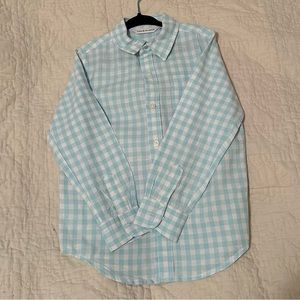 Janie and Jack Checkered Button Down